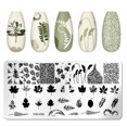 thumbnail image 1 of Juego de placas de estampación para uñas, placas de estampación para arte de uñas, hojas, flores, placa para uñas de animales, plantilla, placa de imagen kaili Sencillez, 1 of 5