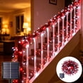 thumbnail image 4 of Amzcrzy Guirlandes Lumineuses Solaires Rouges Blanches et Bleues à Couleur Unique Guirlandes Solaires Mixtes DEL pour Décoration de la Fête de l'Indépendance pour Usage Extérieur Déco Maison Déco Maison Déco de Chambre, 4 of 6