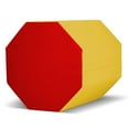 thumbnail image 5 of Ktaxon Gymnastics Octagon 24"x26" Skill Shape Tumbling Somersault Backbend Trainer, Yellow Red, 5 of 5