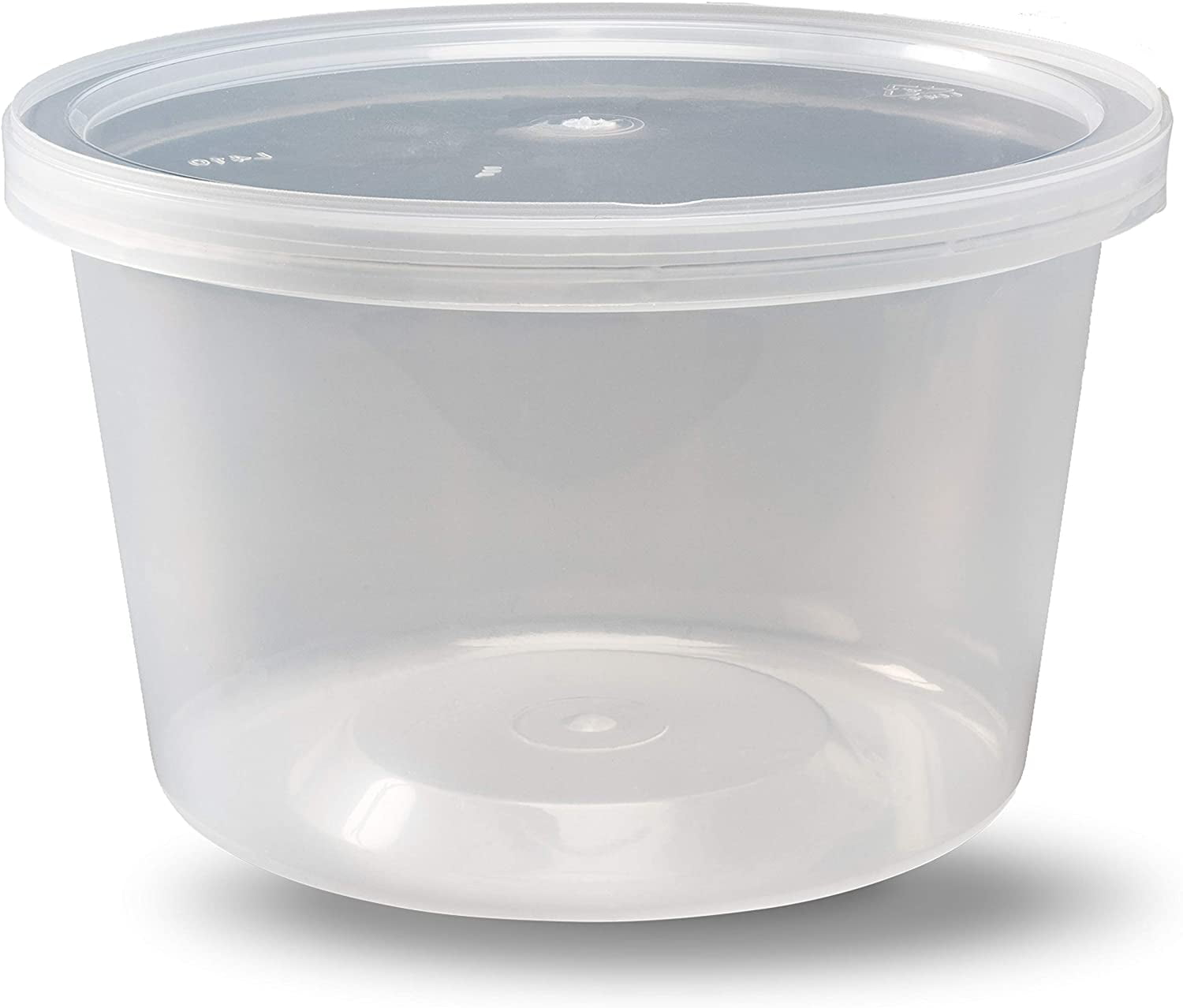 New Plastic Clear Deli Containers set cup with Airtight Lids Leakproof storage 
