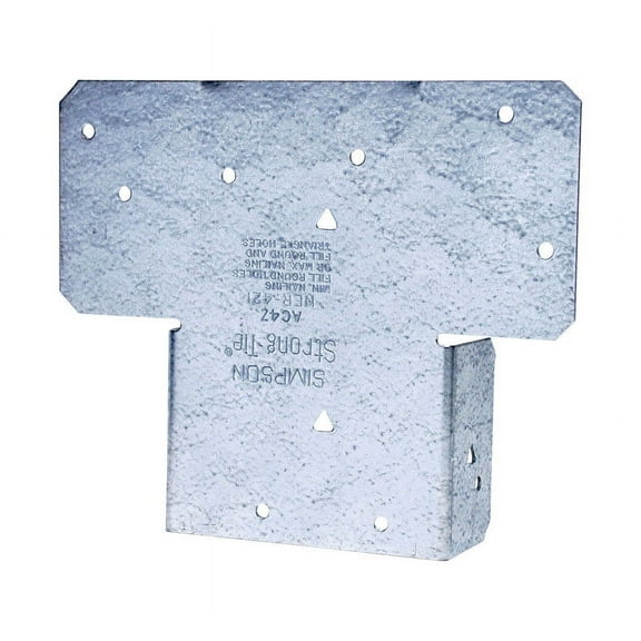 Simpson Strong Tie AC4Z ZMAX Galvanized 18-Gauge 4-Inch Adjustable Post Cap by Simpson Strong-Tie