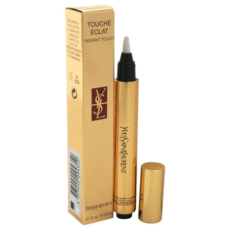Touche Eclat Radiant Touch Concealer - # 2 Luminous Ivory by Yves Saint Laurent for Women - 0.1 oz (Best Concealer And Highlighter For Dark Circles)