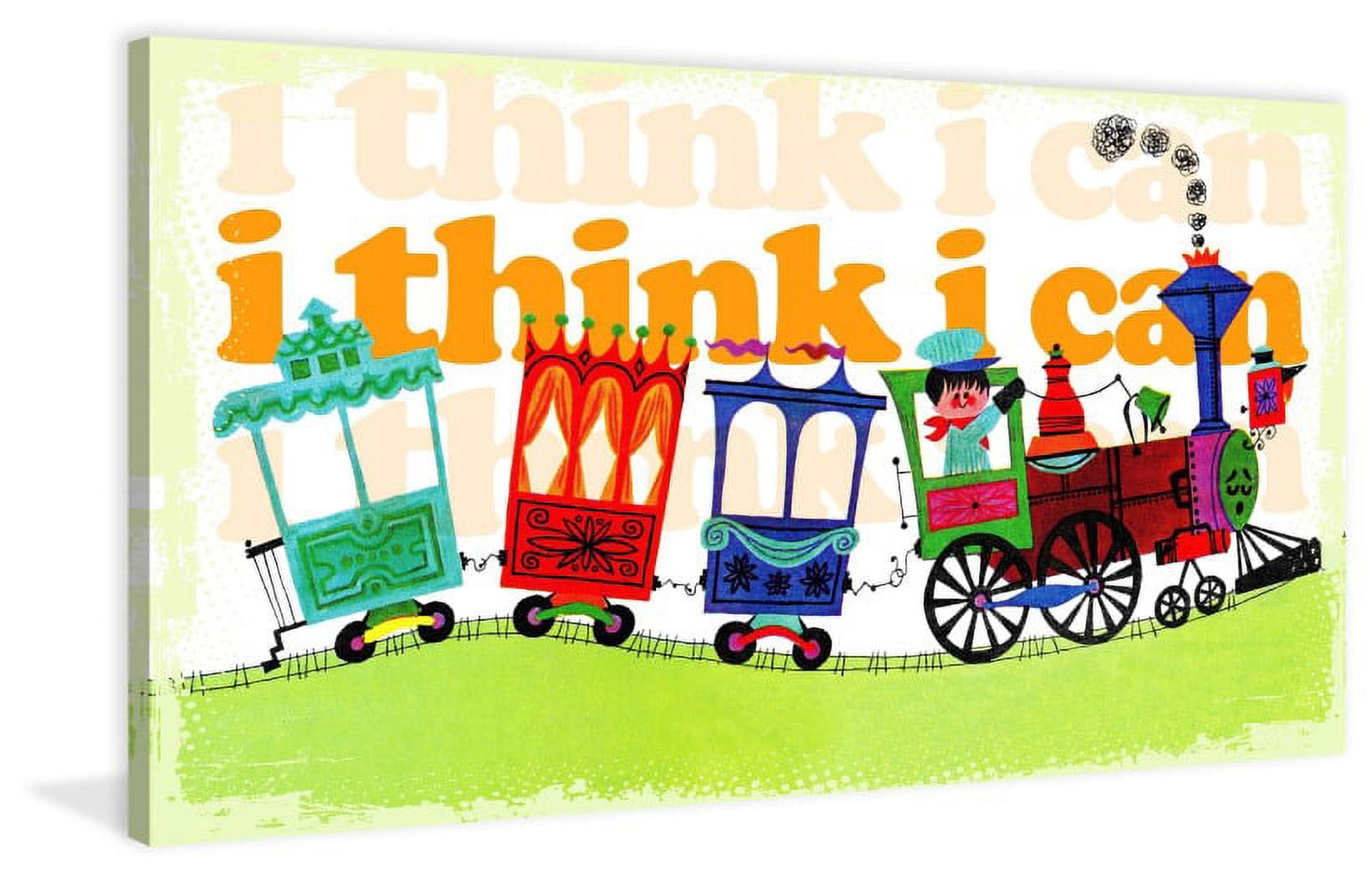 Marmont Hill Inc Marmont Hill 'I Think I Can' by Curtis Painting Print on Canvas - Multi-color