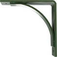 thumbnail image 4 of Ekena Millwork 3"W x 8"D x 8"H Morris Steel Bracket, Hammered Deep Green, 4 of 11