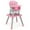 Pink, variant on Infans 8-in-1 Baby High Chair w/ Double-layer Cushions Multifunctional Toddler