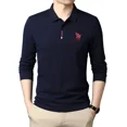 thumbnail image 2 of Playera Hombre Manga Larga Polo Moda Casual Camisa, 2 of 7