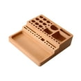 thumbnail image 4 of Organizador de escritorio, caja de herramientas para manualidades, expositor, con ranuras, caja de almacenamiento creativa profesional de madera para, 4 of 8