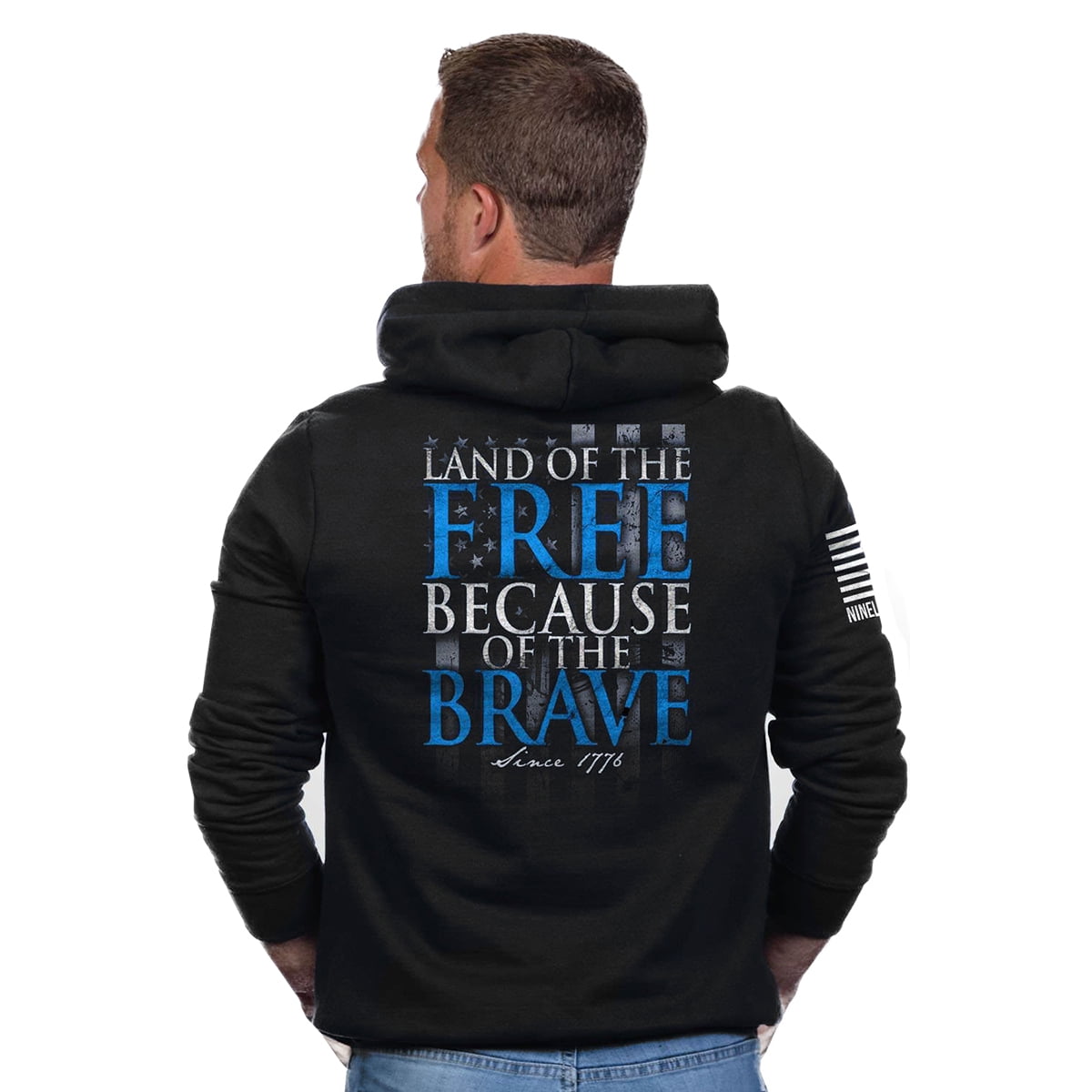 Nine Line - Nine Line Apparel Because Of The Brave Pullover Hoodie