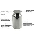 thumbnail image 4 of 1kg Carbon Steel Scale Calibration Weight with Durable Chrome Finish, 4 of 5
