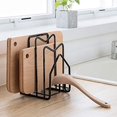 thumbnail image 2 of Soporte para tabla de cortar CHAO negro Organizador de cocina 14.5D x 12.5W x 21.5H cm, 2 of 5