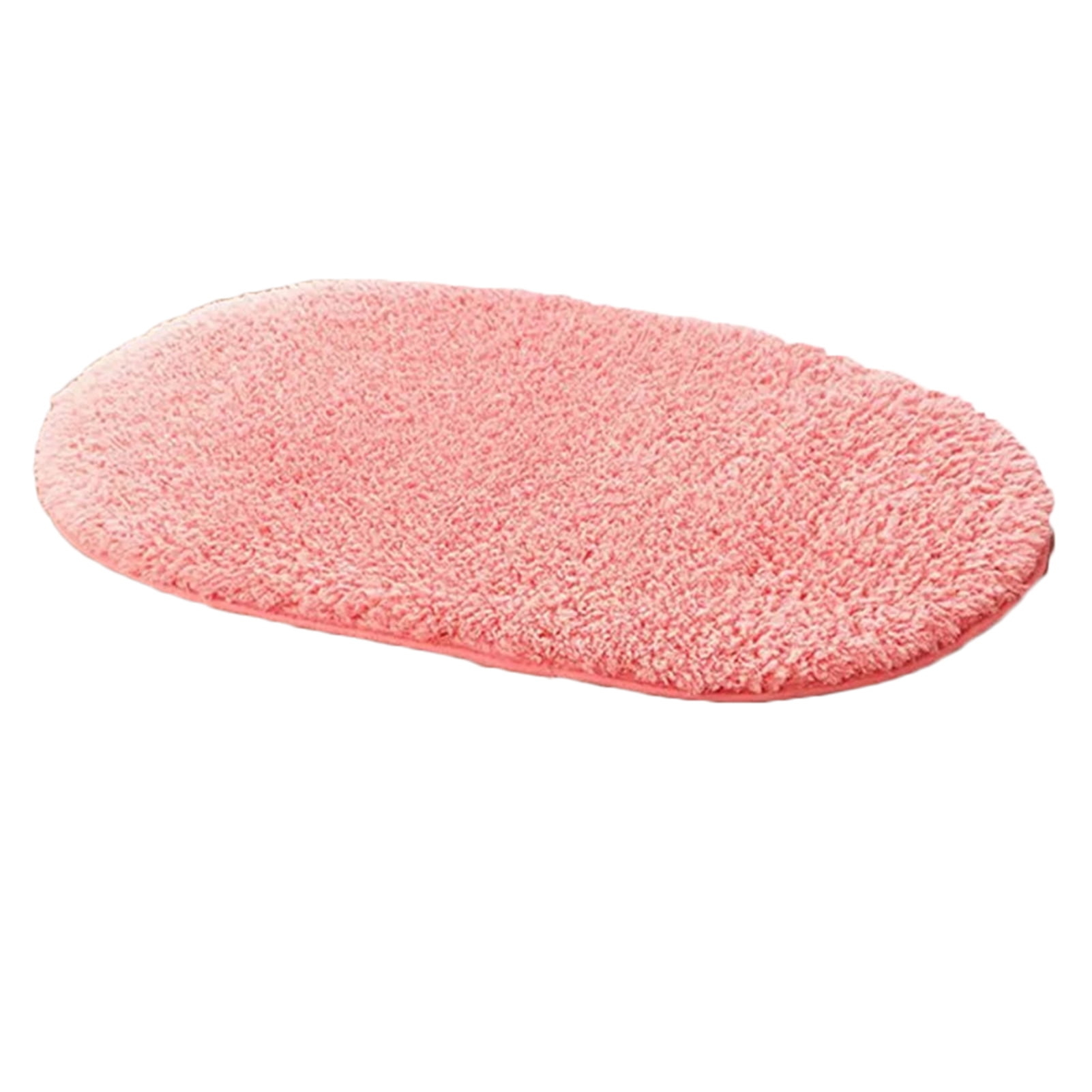 Bathroom Rugs Oval Bath Mat for Bathroom Non Slip Soft Absorbant Bath