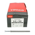 thumbnail image 3 of Timco - Nylon Frame Fixing - PZ - Zinc (Size 8.0 x 120 - 100 Pieces), 3 of 3