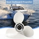 thumbnail image 5 of Aluminum Propeller 9.25x11 for 9.9-20 HP Outboard Motors with 8 Tooth Spline Fit Engines, 5 of 5