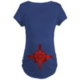 thumbnail image 1 of CafePress - Pregnant Belly Bow Maternity Dark T Shirt - Maternity Dark T-Shirt, 1 of 1