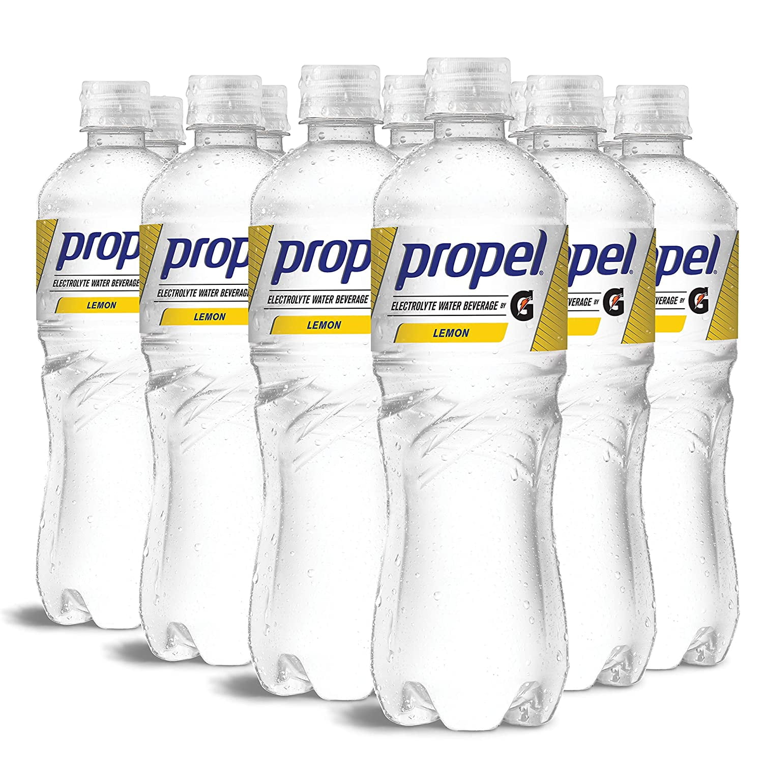 Propel, Lemon, Zero Calorie Water Beverage with Electrolytes &amp; Vitamins C&amp;E, 24 Fl Oz (Pack of 12) - Walmart.com