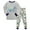 A127-Grey, variant on Hessimy Toddler Boys Girls Spring Summer Cute Pattern Print 2Pcs Long Sleeve Crewneck Pullover Casual Jogger Pants Athletic Set, Pattern Jogger Set(Blue,7-8 Years)