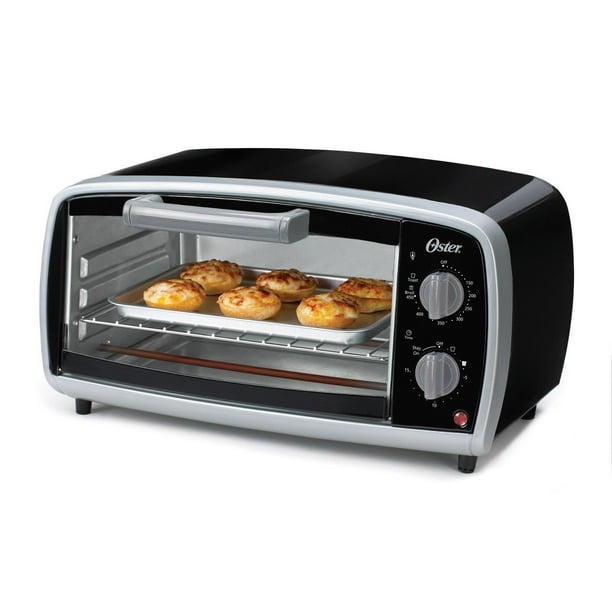 Horno tostador Oster TSSTTVVG01 4 rebanadas negro 40 cm