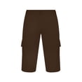 thumbnail image 7 of cfhntfmh Men's Long Cargo Shorts Below Knee Length 3/4 Pants Casual Loose Fit Chino Shorts with Multi-pockets, 7 of 7