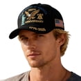thumbnail image 6 of United States 250 Anniversary USA Hat, 1776-2026 Adjustable Embroidered Patriotic Hats 250 American Hat, 6 of 7
