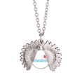 thumbnail image 1 of Indy I Love You Affection Language Simple Sunflower Necklace Pendant Locket Jewelry, 1 of 3