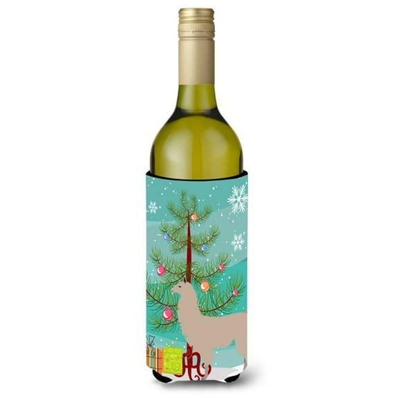 Carolines Treasures BB9283LITERK Llama Christmas Wine Bottle Beverge Insulator Hugger