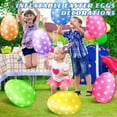 thumbnail image 7 of Sylvtty 19" Inflatable Easter Eggs Decorations Giant Easter Egg Ornament Colorful Eggs Outdoor Yard Decor for Living Room Office Garden Lawn, 7 of 7
