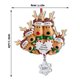 thumbnail image 5 of Adorno colgante de árbol de Navidad Papá Noel Navidad Arte Artesanía Juguete Decoración de ventana Decoración de fiesta, 5 piezas Inevent HA008994-04, 5 of 6