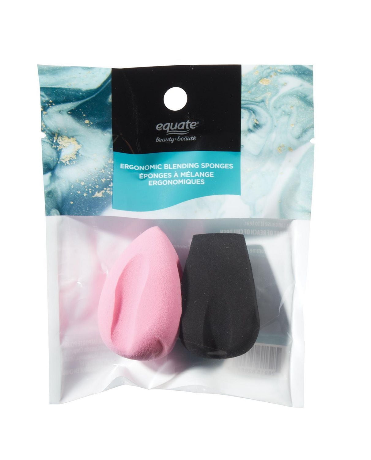 Equate Beauty Ergonomic Blending Sponges, Set of 2 Blending Sponges