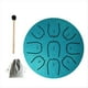 thumbnail image 1 of Tambor de Lluvia de 4 Pulgadas y 9 Tonos, Instrumento para Exteriores, Tambor de Lengüeta de Acero, Mini Tambor de Mano, Baqueta , Tambores de Lluvia para Exteriores., 1 of 5