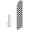 Black/White, variant on Checkered Blue/White Super Novo Feather Flag - Complete with 15ft Pole Set and Ground Spike