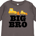 thumbnail image 4 of Inktastic Big Bro Boys Brother Bulldozer Boys or Girls Long Sleeve Toddler T-Shirt, 4 of 5