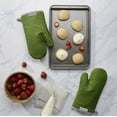 thumbnail image 2 of KitchenAid Asteroid Oven Mitt 2-Pack Set, Matcha Green, 7"x12.5", 2 of 6