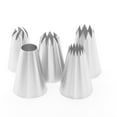 thumbnail image 2 of ACDANC 5Pcs Piping Tips Precise Decorating Cake Decorating Tools Variety of Shapes Frosting Piping Kit Professional Results, 2 of 4