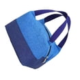 thumbnail image 2 of Jumpingount Fiambrera para mujer, bolsos de mano, bolsos de moda para exteriores con cremallera, cosméticos, teléfono inteligente, bolsa de gran capacidad, Bolsas de mensajero y de hombro Azul Jumpingount AP012428-09, 2 of 6