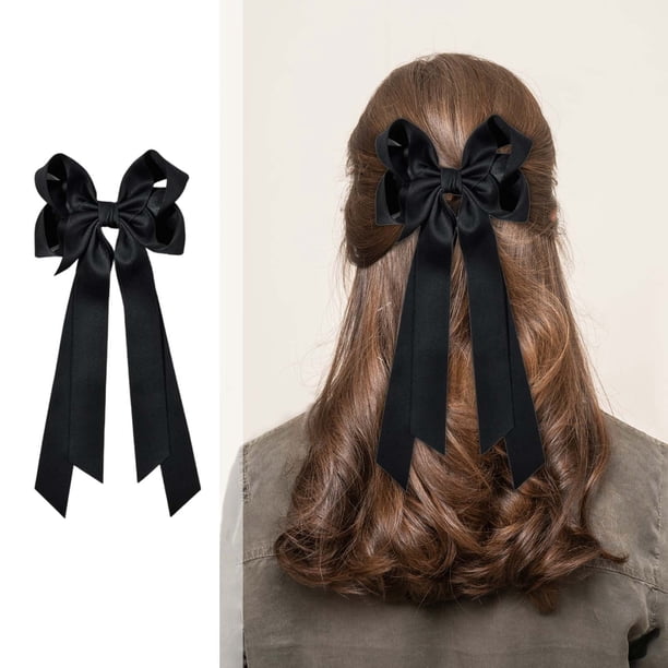 Fiudx Horquilla de Bailarina, Adorable Lazo de Cinta, Elegante Diseño de Doble Capa, Accesorio para El Cabello Estilo Princesa, Versátil y Elegante, Ideal para Ocasiones Especiales, Ideal Como Regalo