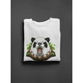 thumbnail image 3 of Screaming Panda Face Design Sweatshirt Men -Image by Shutterstock, Male 3X-Large, 3 of 4