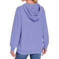 thumbnail image 5 of TARAINYA Women Oversized Crewneck Hoodies Long Sleeve Pullover Sweatshirt with Pockets, 5 of 9
