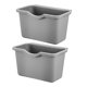 thumbnail image 5 of EXHUMKY 2Ud De Basura Para Cocina Montado En Pared Color Claro Con Gran Capacidad Fácil De Limpiar, 5 of 8