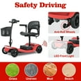 thumbnail image 3 of Segmart 4 Wheel Mobility Scooter for Seniors,Portable Electric Scooters Motorized with LED Light,Power Scooter  for Best Gift, 3 of 9