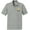 Grey, variant on US Army Star Logo Black Chest Print Textured Polo Shirt, 4XL Grey