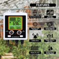 thumbnail image 2 of US Plug,CO2 Meter Controller Detector Air Quality Dual-Output with NDIR Sensor Human Plant Mode for Greenhouse Etc, 2 of 7