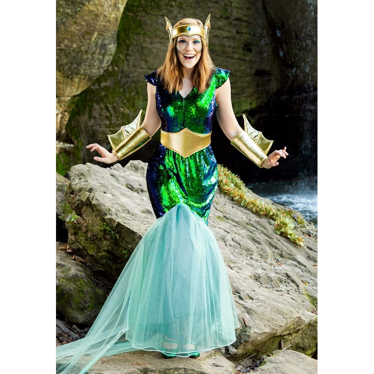 Women's Sea Siren Plus Size Costume - Walmart.com