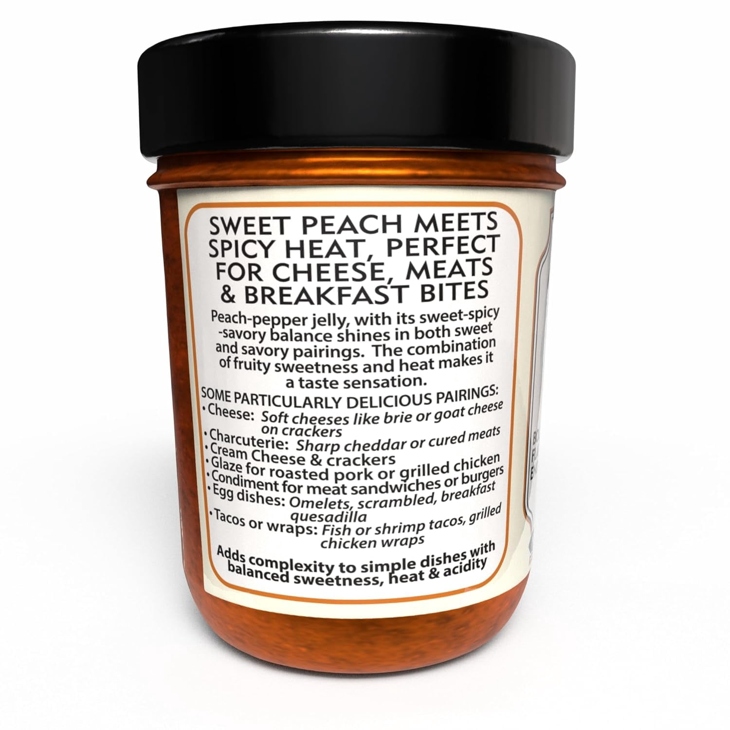 Cornaby's Gourmet Peachy Pepper Jam, 8.75 Oz, 3 Pack, Gluten-Free, Sweet & Spicy Flavor, No Corn Syrup, Made with Peaches and Peppers