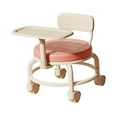 thumbnail image 3 of Toddlers dining tray,baby dining chair with tray kids chair,Toddlers chair for eating with Dining Tray,with Backrest mobile movable Indoor dinner chair,Children's dining table with Pink, 3 of 8