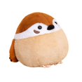 thumbnail image 2 of Juguetes de peluche de dibujos animados, almohadas de muñeco bebé, muñeco de peluche cómodo y suave. 35cm Marrón, 2 of 7