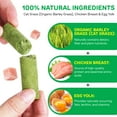 thumbnail image 6 of Cat Grass Sticks for Teeth Cleaning & Hairball Removal, Edible Cat Treats, Chicken Flavor 1.12 OZ, 6 of 11