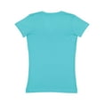 thumbnail image 2 of LAT Ladies' Junior Fit V-Neck Fine Jersey T-Shirt, 2 of 4