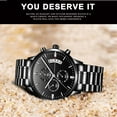 thumbnail image 3 of Ausyst Men's Watch Men Luxury Casual Watch Quartz Stainless Steel Calendar Watch Watches for Men, 3 of 3