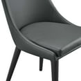 thumbnail image 3 of Modway Viscount Vegan Leather Dining Chair in Gray, 3 of 8