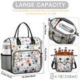 thumbnail image 5 of Pioneer Flower Floral Print Pattern Womens Lunch Box for Work,Insulated Large Lunch Bag for Tween and Teen,Loncheras Para Mujer,Leakproof Adult Lunch Bag for Work,Beach,Travel,Picnic,Camping, 5 of 7